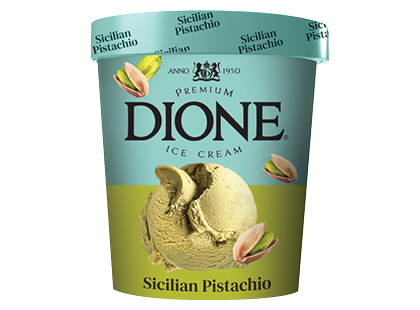 Sicilijos pistacijų valgomieji ledai indelyje DIONE*