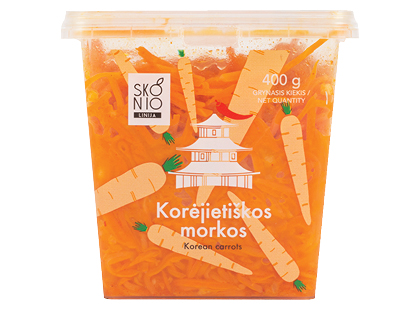 Korėjietiškos morkos SKONIO LINIJA