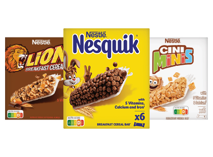 Dribsnių batonėliai NESTLÉ*, 3 rūšių