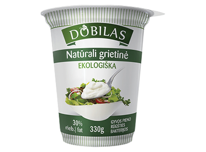 Ekologiška natūrali grietinė DOBILAS*