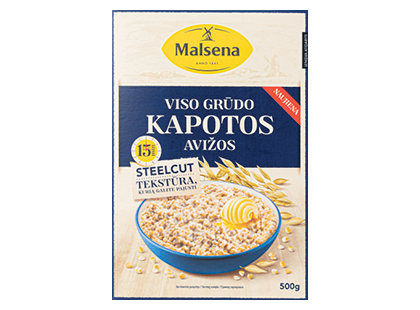 Visų grūdo dalių kapotos avižos MALSENA*