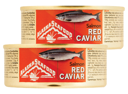 Raudonųjų lašišų ikrai ALASKA SEAFOOD*