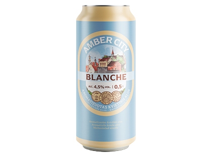 Kvietinis alus AMBER CITY BLANCHE