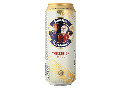Kvietinis alus APOSTEL WEISSBIER HELL
