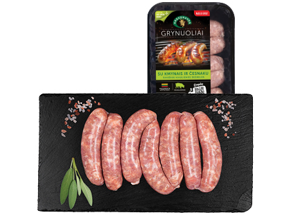 Šviežios KREKENAVOS kiaulienos dešrelės GRYNUOLIAI*