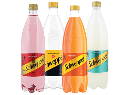 Gazuotas gaivusis gėrimas SCHWEPPES*