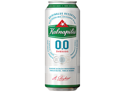 Nealkoholinis šviesusis KALNAPILIO alus*