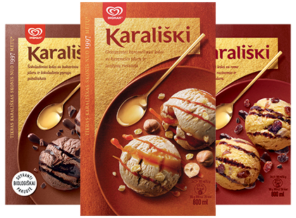 Valgomieji KARALIŠKI ledai*
