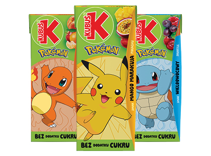 Vaisių sulčių gėrimas KUBUŠ POKEMON*