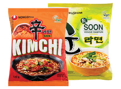 Greitai paruošiami makaronai NONGSHIM*