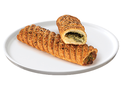 Pyragėlis su varškės ir špinatų įdaru*