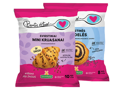 Šaldyti sviestiniai kruasanai; bandelės BEATOS VIRTUVĖ*