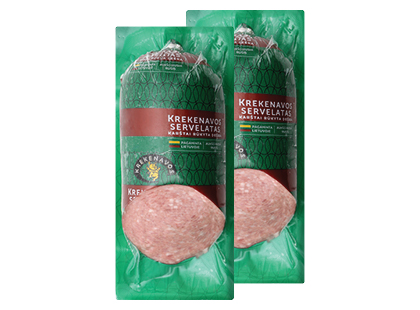 Karštai rūkytas KREKENAVOS servelatas*