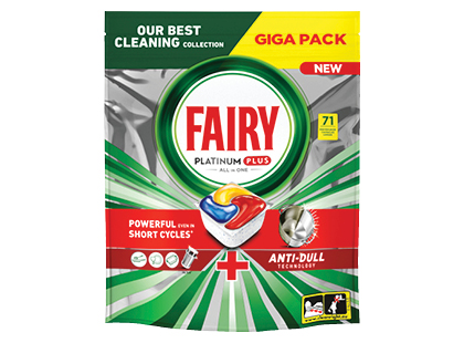 Indaplovių kapsulės FAIRY PLATINUM PLUS*