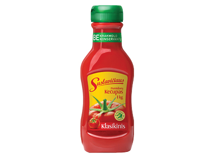SUSLAVIČIAUS KLASIKINIS pomidorų kečupas*