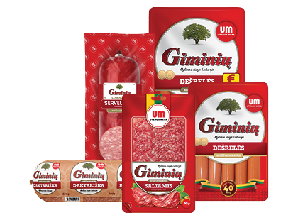 UTENOS MĖSOS GIMINIŲ linijai*